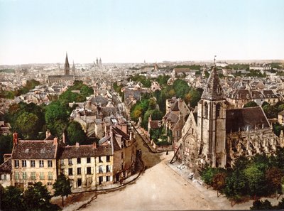 Veduta di Caen con l
