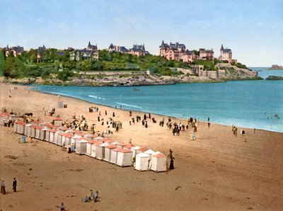 Veduta di Pointe de la Malouine dalla Plage de l