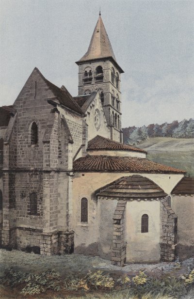 Vignory, Chiesa, Abside e transetto S da French Photographer