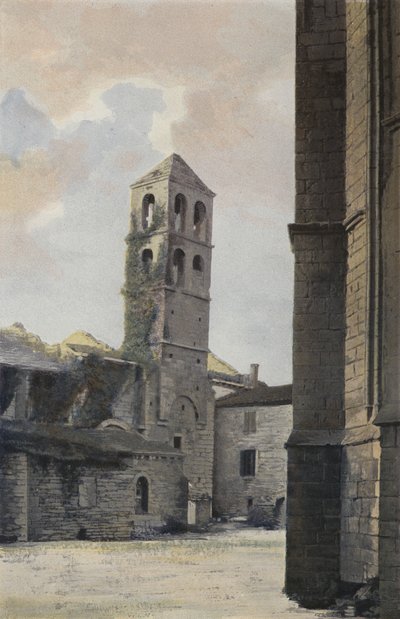 Villemagne, Antica Chiesa di San Gregorio, Campanile da French Photographer