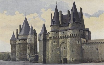 Vitre, Castello, Lato della piazza da French Photographer