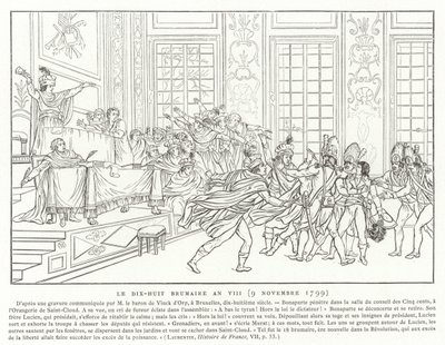 18 Brumaio, Anno VIII (9 novembre 1799) da French School