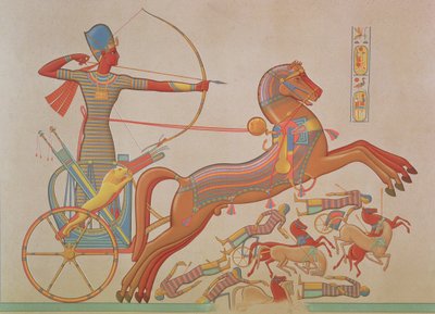 746.c.1. & f.8 Combattimento di Ramses-Miamoun contro i Khetas ai confini dell