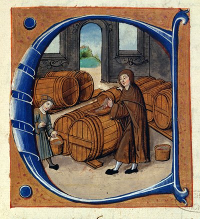 Produzione di vino nel Medioevo, dal 
