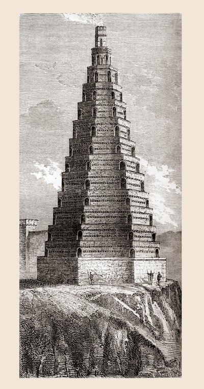 Raffigurazione del XIX secolo della Torre dell
