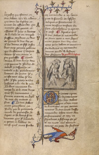 Una battaglia tra Wankelin de Ferreres e Hugo de Montfort, c.1400-15 da French School