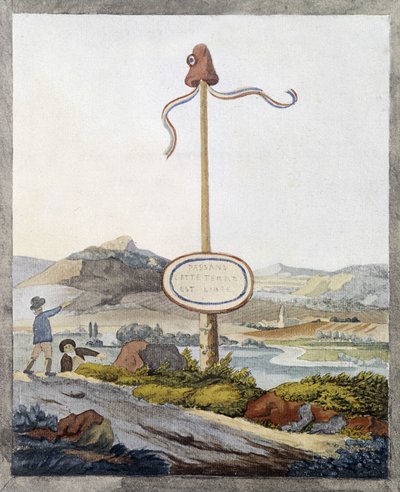 Una frontiera francese al tempo della rivoluzione del 1789: “Passeggeri, questa terra è libera” da French School