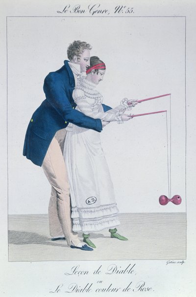 Un gioco di Diabolo, inizio XIX secolo da French School