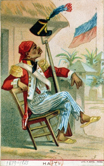 Un soldato haitiano, 1879 da French School