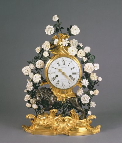 Orologio Luigi XV, Vincennes/Mennecy, c.1750 da French School