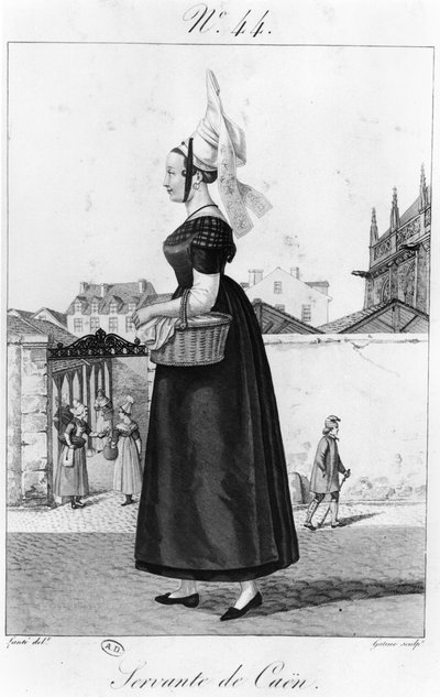 Una cameriera di Caen, c.1820-30 da French School