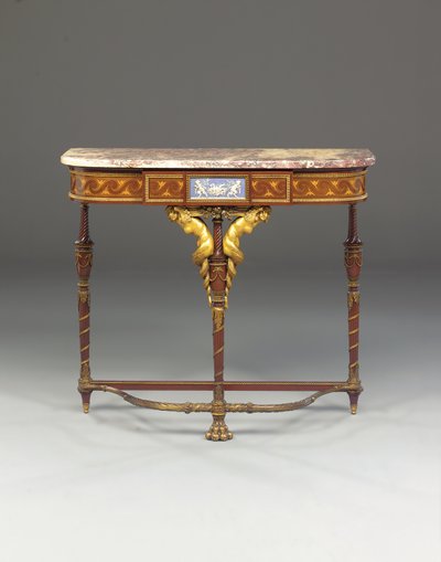 Una console Napoleone III, nello stile di Jacob, di Maison Millet, Parigi, c.1865 da French School