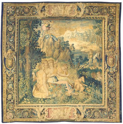 Arazzo mitologico di Parigi da French School