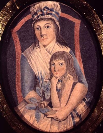 Una donna rivoluzionaria e suo figlio, c.1790 da French School