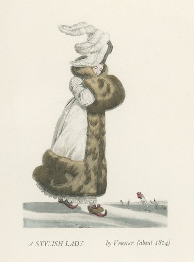Una signora elegante (circa 1814) da French School