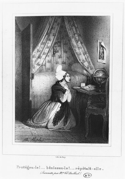 Una giovane donna della Normandia, c.1830-40 da French School