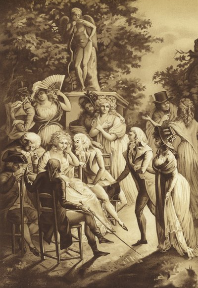 Una conferenza di Madame de Stael da French School