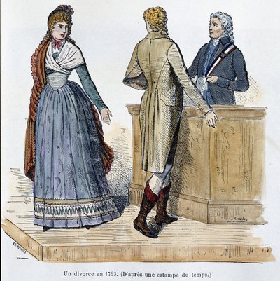 Un divorzio nel 1793 - in 