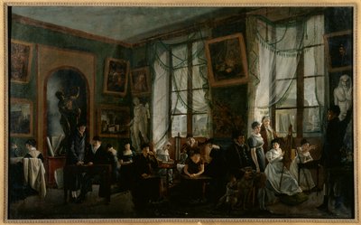 Una classe di disegno femminile da French School