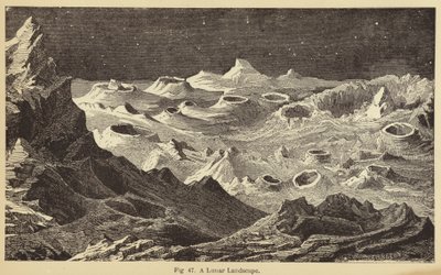 Un paesaggio lunare da French School