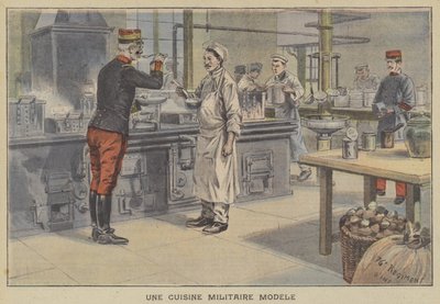 Una cucina militare modello da French School