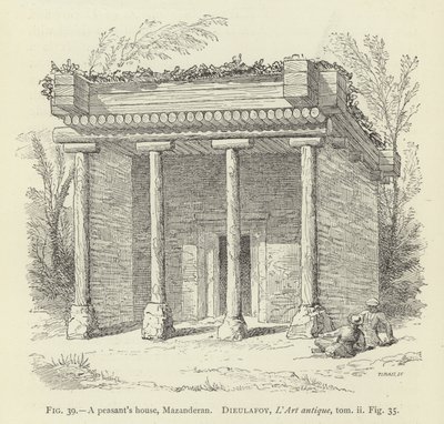 Casa di contadini, Mazanderan da French School