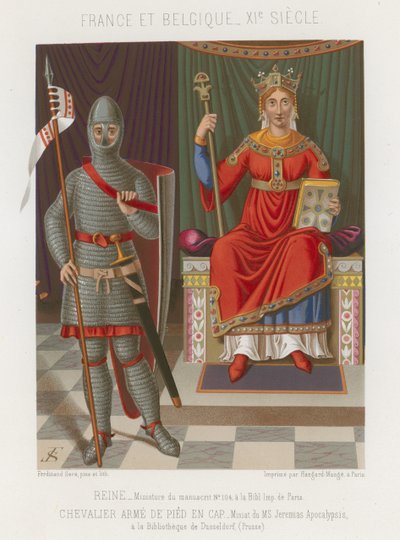 Una regina e un cavaliere da French School