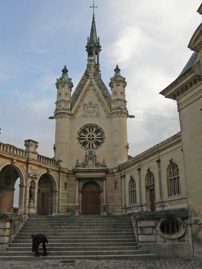 Veduta della Cappella del Castello da French School