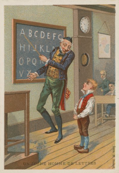 Un giovane letterato da French School
