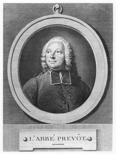 Abbé Prévost (incisione) da French School