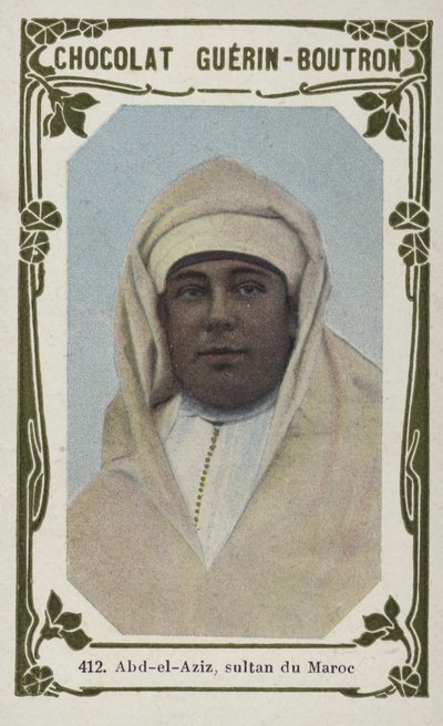 Abd-el-Aziz, sultano del Marocco da French School