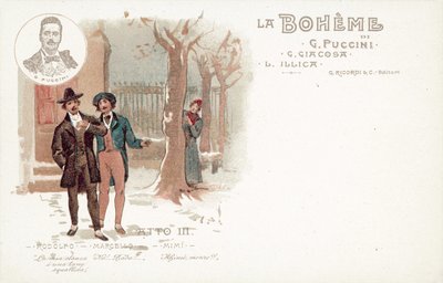 Atto Terzo, La Bohème da French School