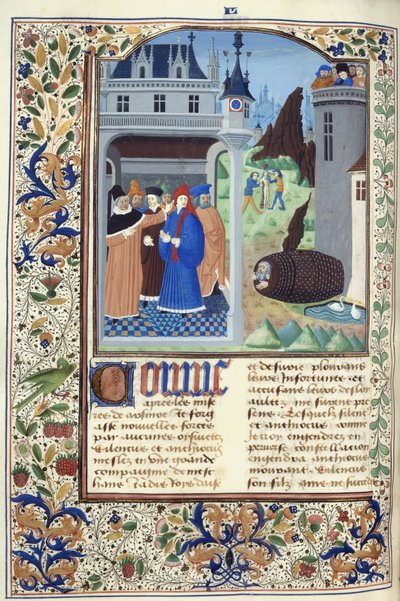 Boccaccio osserva la tortura, da 