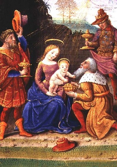 Adorazione dei Magi, da un Libro d