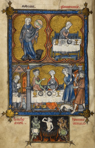 La Somme le Roi (Un sondaggio per un re), c.1295 Parigi da French School