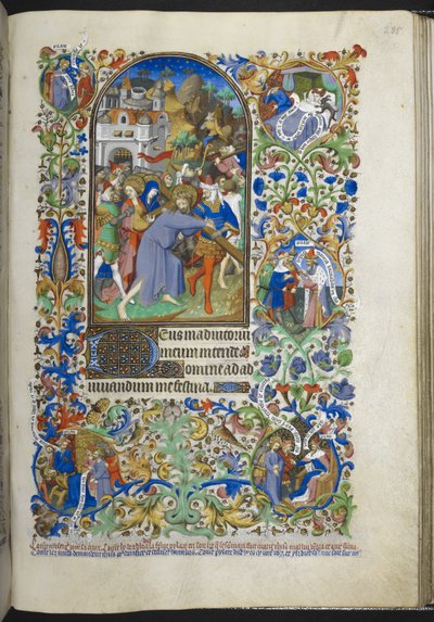 Cristo che porta la croce, da Libro delle Ore (The Bedford Hours) c.1410-30 da French School