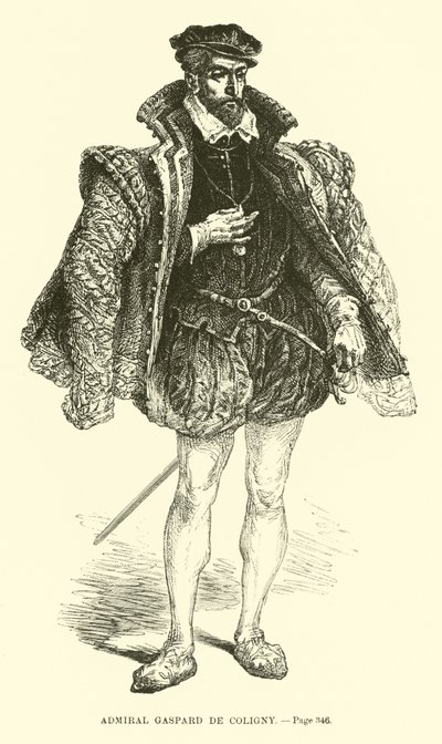 Ammiraglio Gaspard de Coligny da French School