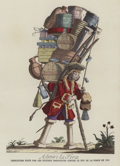 Admire la Force, 1721 da French School