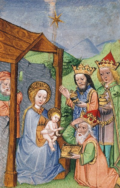 Adorazione dei Magi da French School