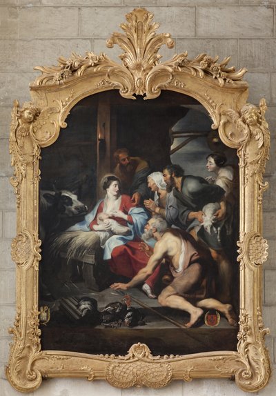 Adorazione dei pastori da French School