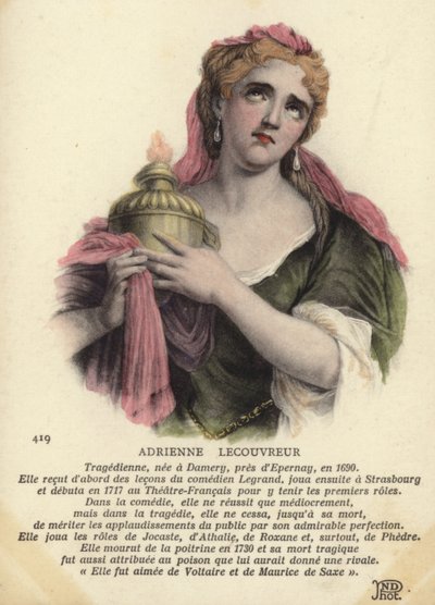 Adrienne Lecouvreur da French School