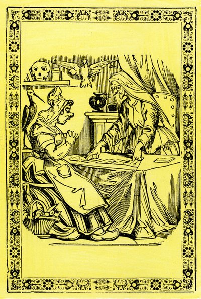 Narratore di avventure. Copertina della chiave dei sogni. Immagine di Epinal. XIX secolo. da French School