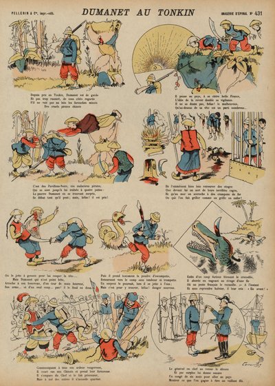 Avventure di Dumanet, un soldato francese, a Tonchino da French School