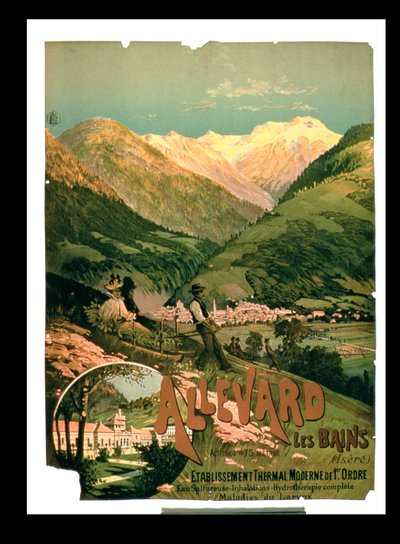 Pubblicità per Allevard Les Bains, Isère da French School