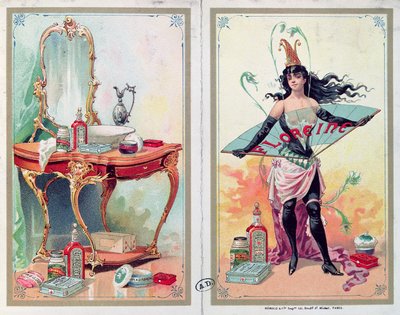 Pubblicità per i cosmetici Floreine, c.1900 da French School