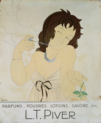 Pubblicità per L.T. Pivert c.1900, disegnata da Ourtin da French School