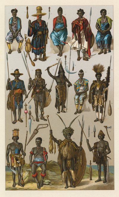 Costume africano da French School