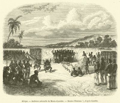 Africa, Udienza solenne del Muata-Cazembe da French School