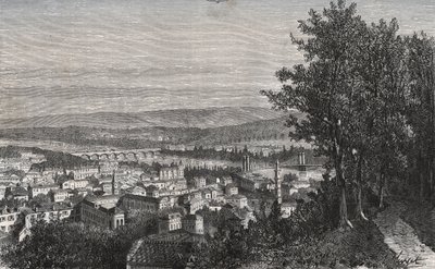 Agen - Lot-et-Garonne - incisione in 