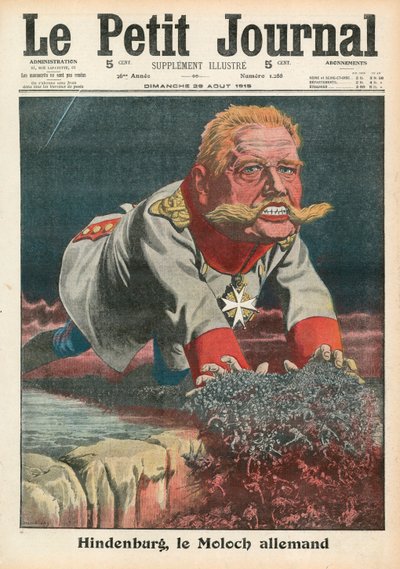 Albert von Hindenburg da French School